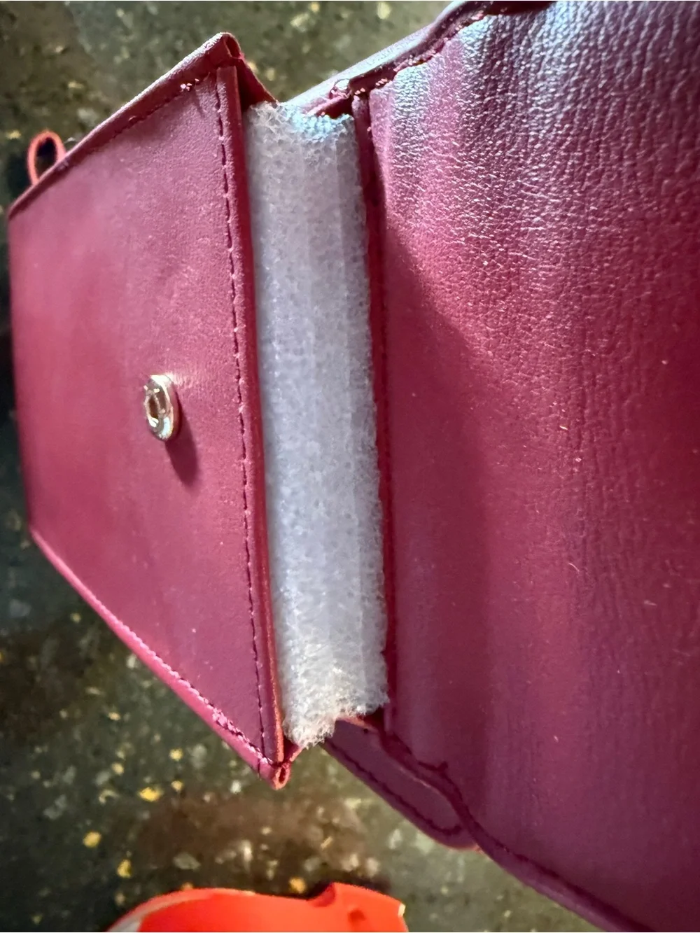 Red Zip Wallet Phone Case with Card Pocket